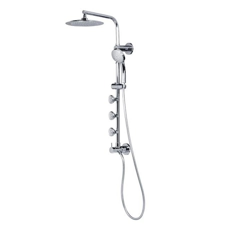 Pulse Showerspas PULSE ShowerSpas 1089-ORB-1.8GPM Lanai Shower System; Brushed Nickel 1089-ORB-1.8GPM